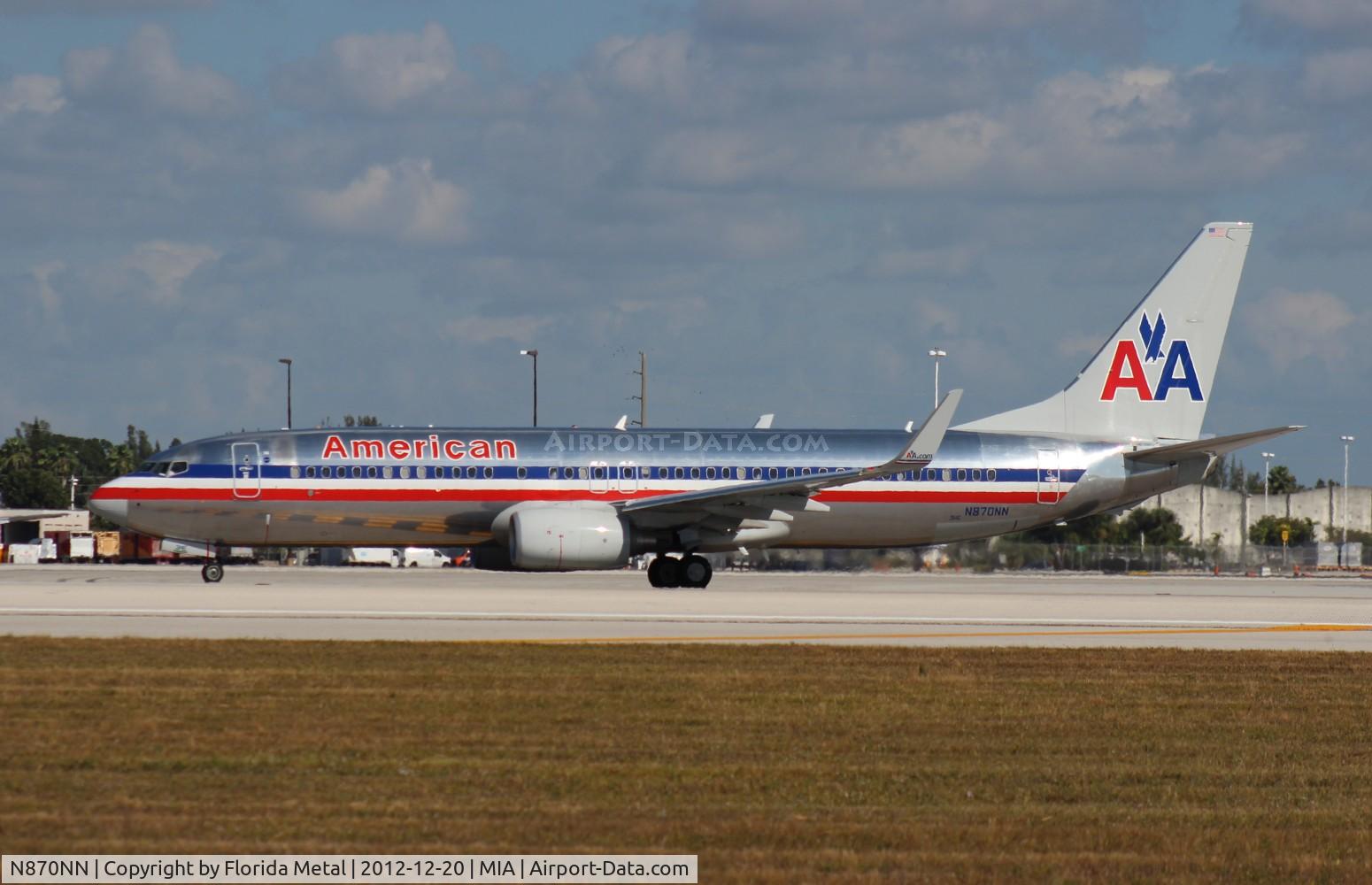 N870NN, 2011 Boeing 737-823 C/N 40765, American 737-800