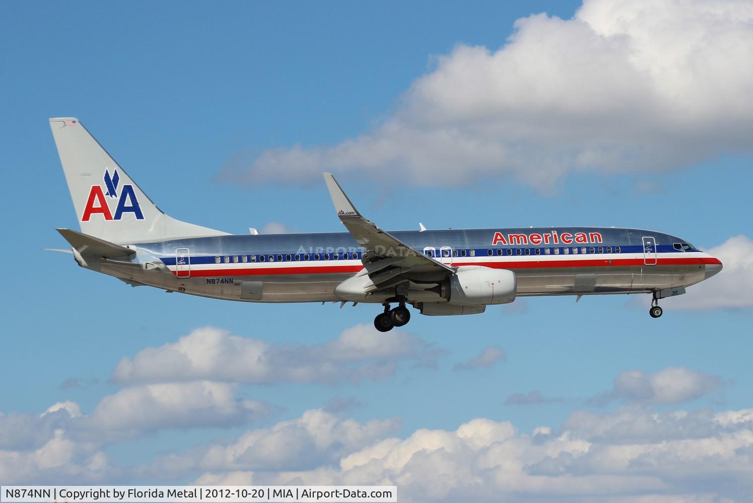 N874NN, 2011 Boeing 737-823 C/N 31129, American 737-800