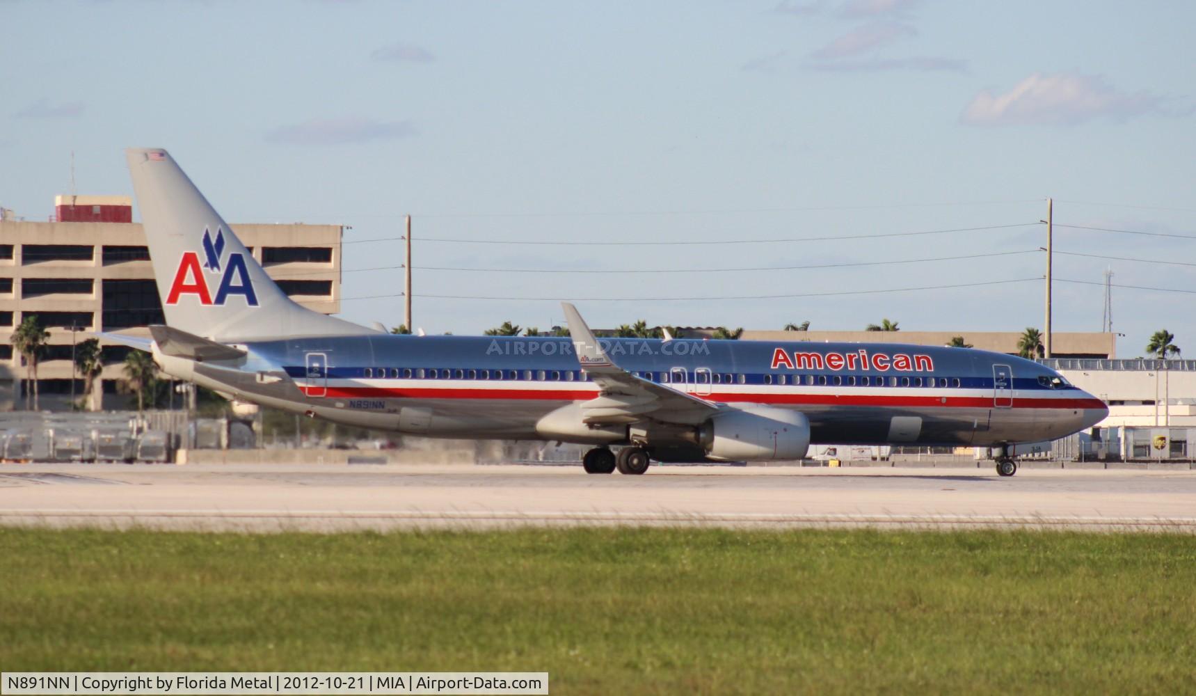 N891NN, 2012 Boeing 737-823 C/N 33315, American 737-800
