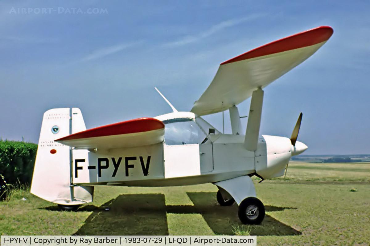 F-PYFV, Croses LC-6 Criquet C/N 22, Croses LC.6 Criquet [22] Arras-Roclincourt~F 29/07/1983