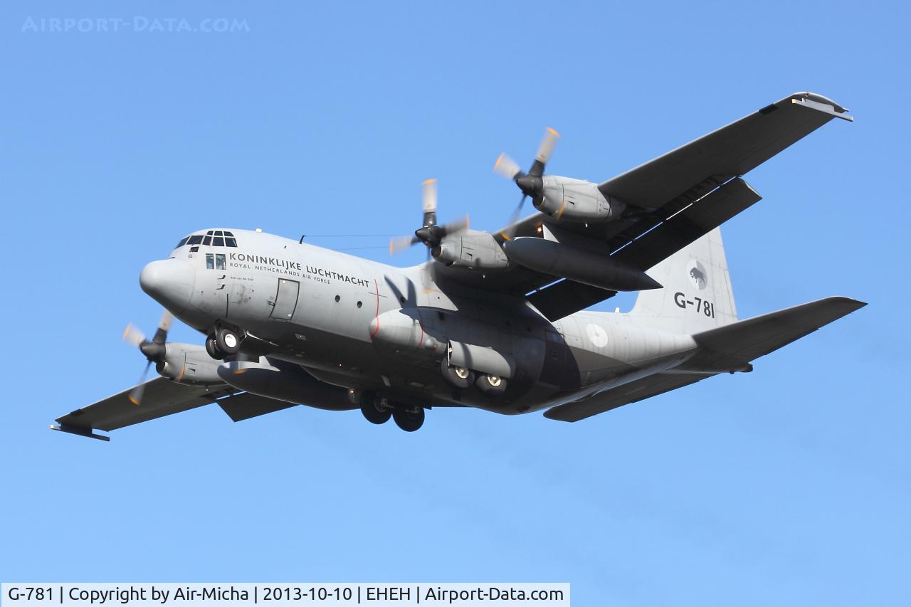 G-781, Lockheed C-130H Hercules C/N 382-4781, Royal Netherlands Air Force