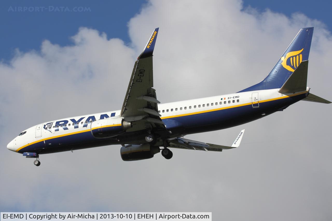 EI-EMD, 2010 Boeing 737-8AS C/N 38509, Ryanair