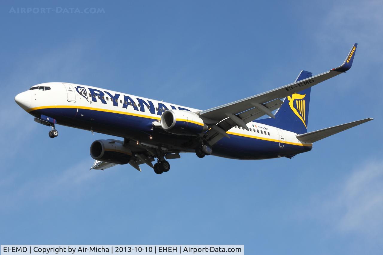 EI-EMD, 2010 Boeing 737-8AS C/N 38509, Ryanair
