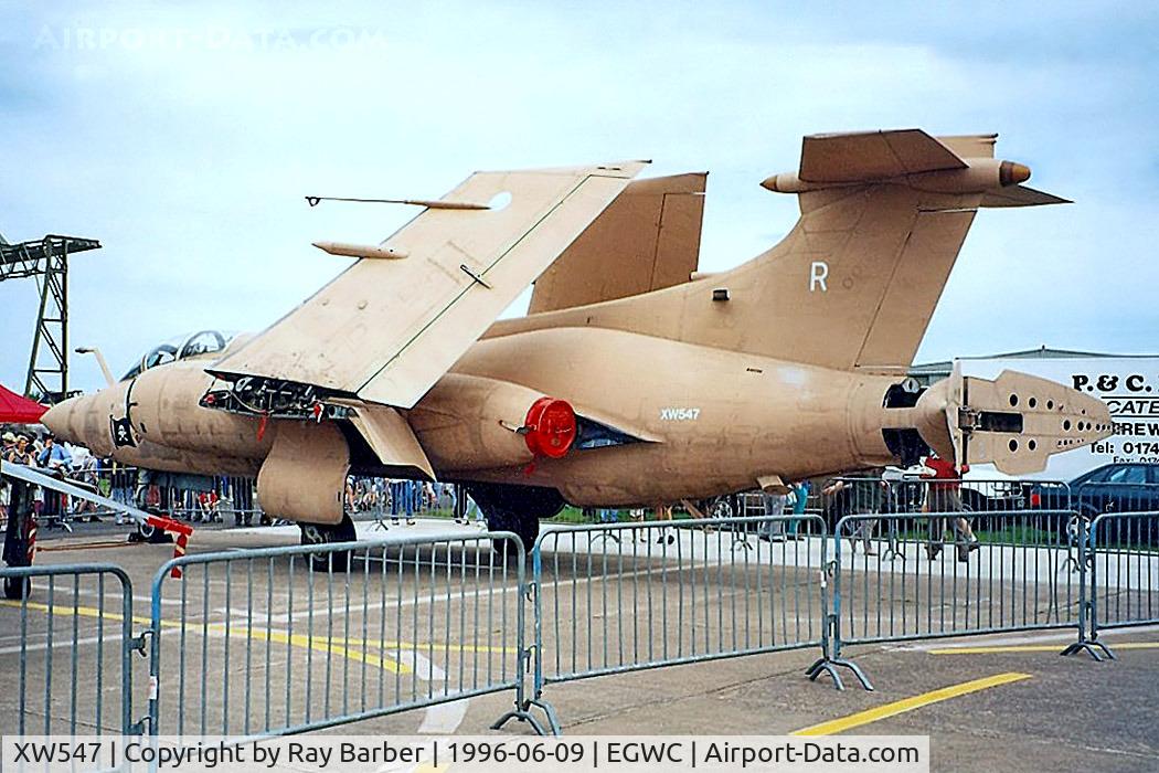 XW547, 1972 Hawker Siddeley Buccaneer S.2B C/N B3-08-71, XW547   Blackburn Buccaneer S.2B [B3-08-71] (Royal Air Force) RAF Cosford~G  09/06/1996