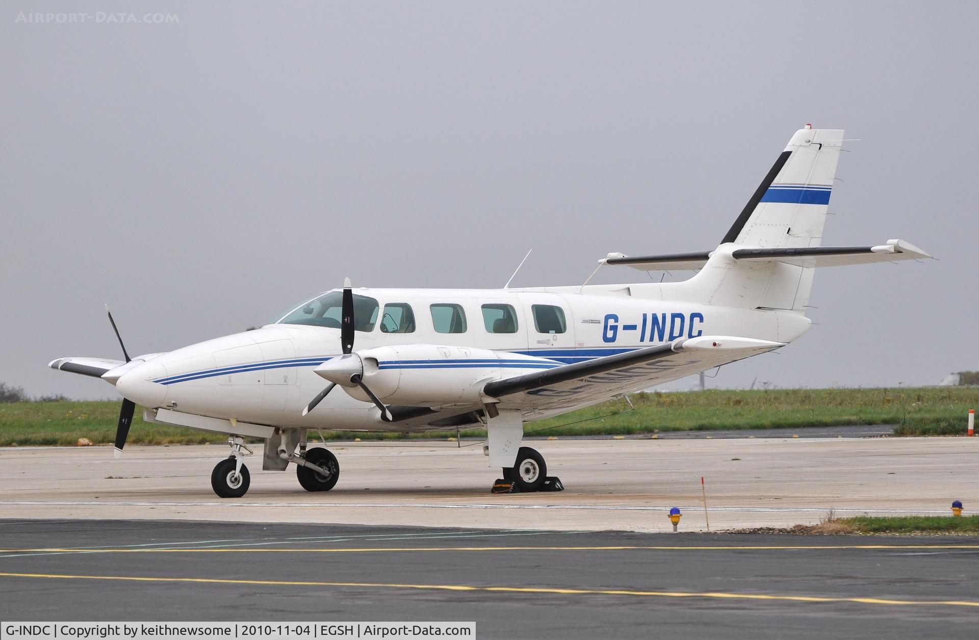 G-INDC, 1982 Cessna T303 Crusader C/N T303-00122, A very welcome visitor !