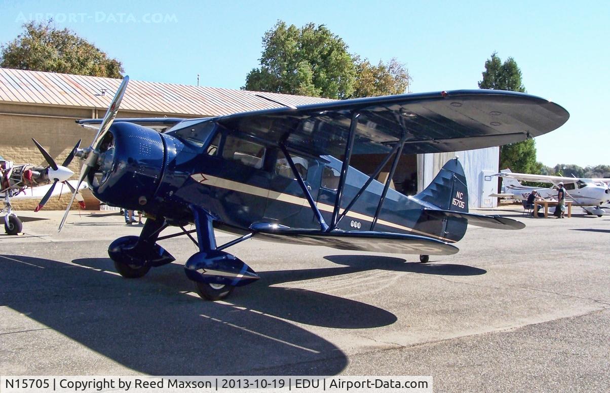 N15705, 1936 Waco YQC-6 C/N 4385, University open house