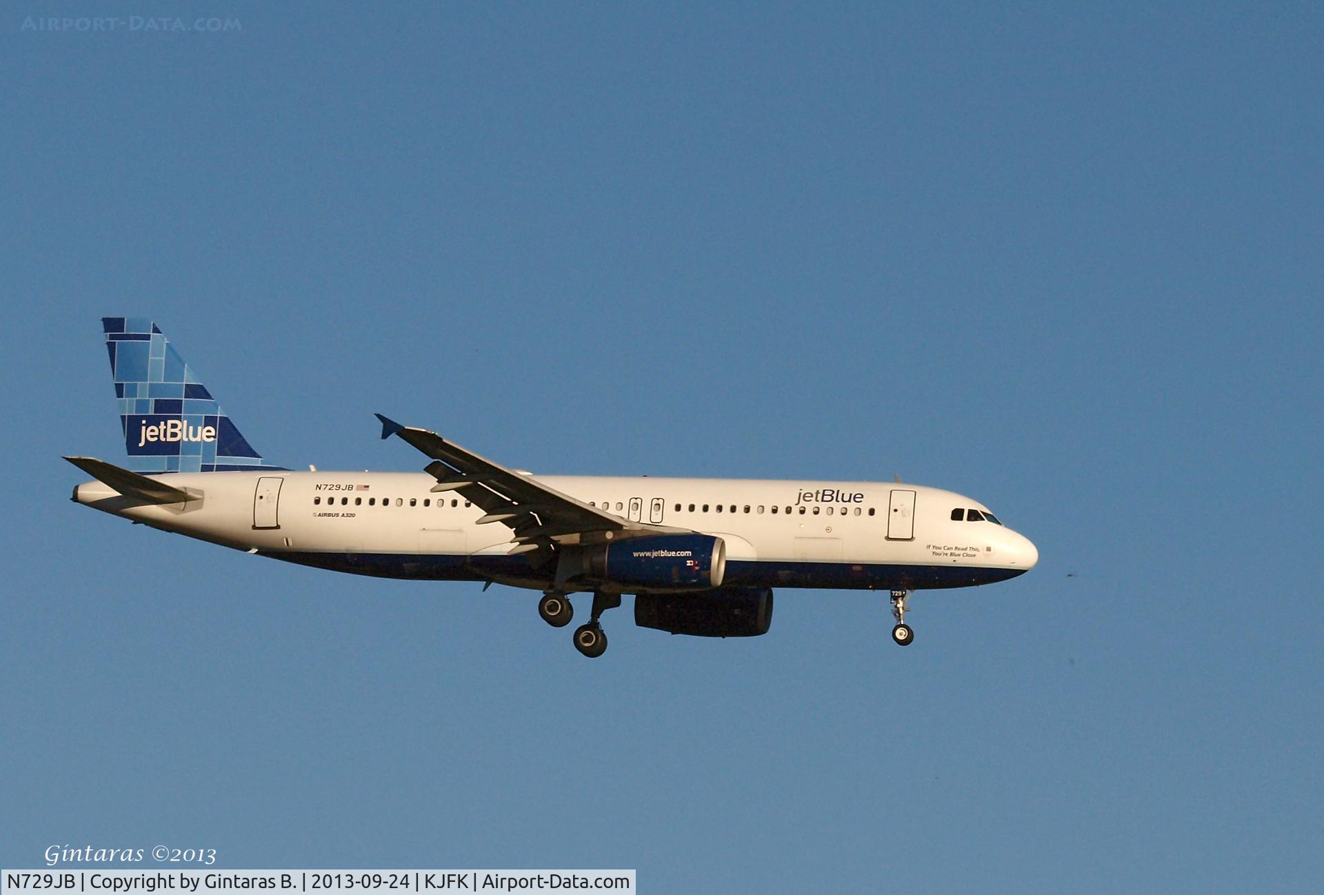 N729JB, 2008 Airbus A320-232 C/N 3572, 