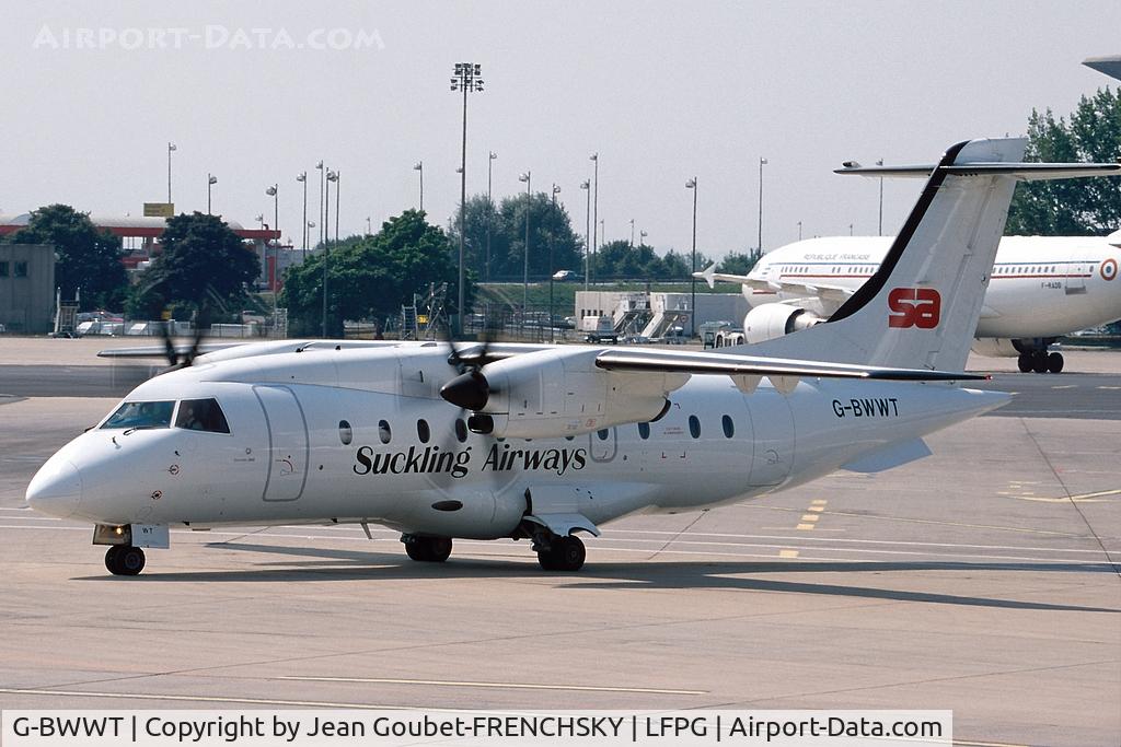 G-BWWT, 1995 Dornier 328-100 C/N 3022, Suckling Airways at CDG T1