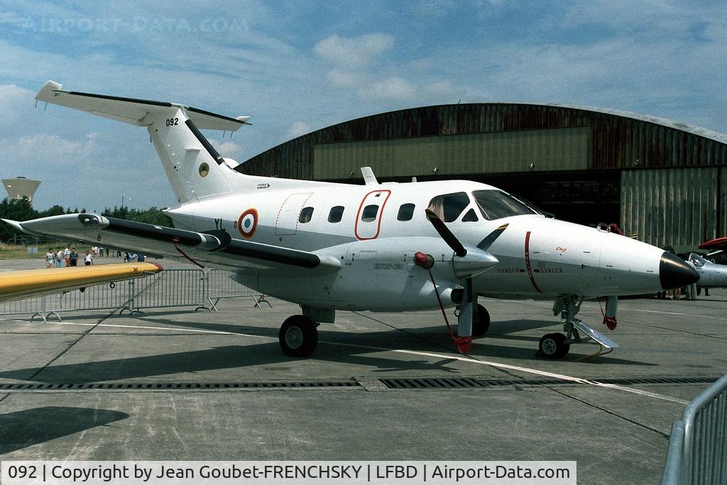 092, 1984 Embraer EMB-121AA Xingu C/N 121-092, Escadron Médoc in 90'