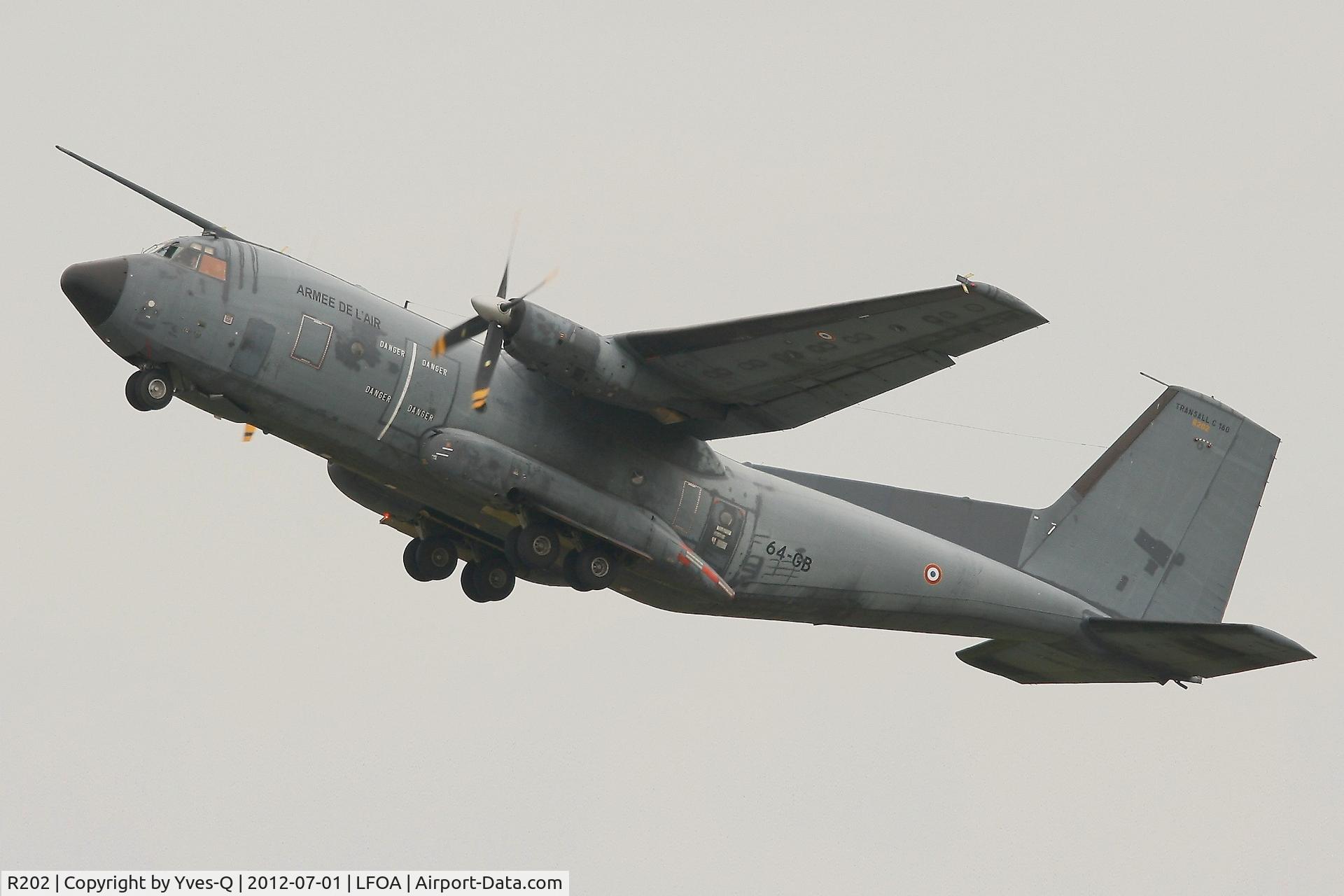 R202, Transall C-160R C/N 202, French Air Force Transall C-160R (64-GB), Avord Air Base 702 (LFOA) in june 2012