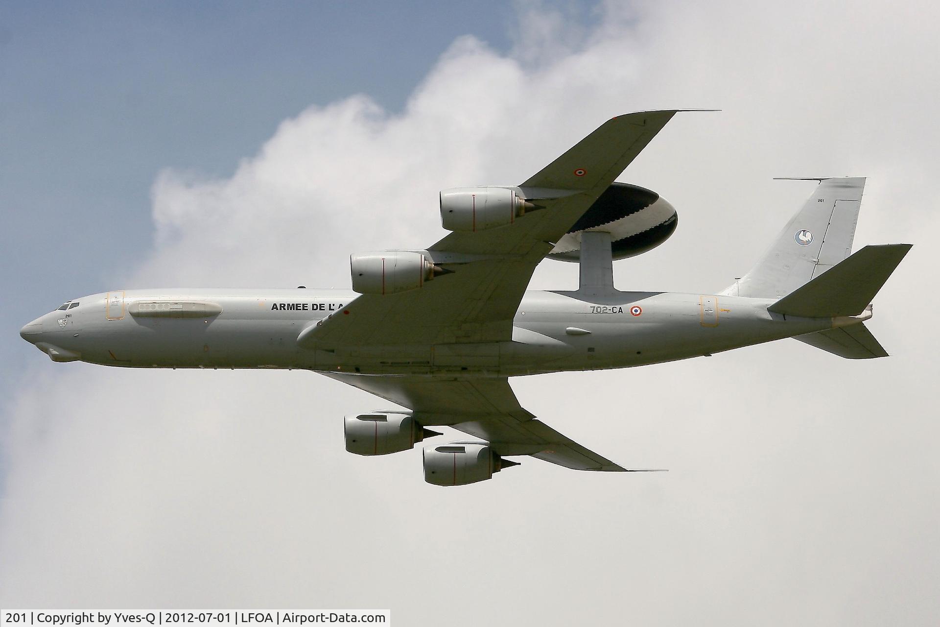 201, 1990 Boeing E-3F Sentry C/N 24115, Boing E-3F SDCA (702-CA), On display, Avord Air Base 702 (LFOA) Open day 2012