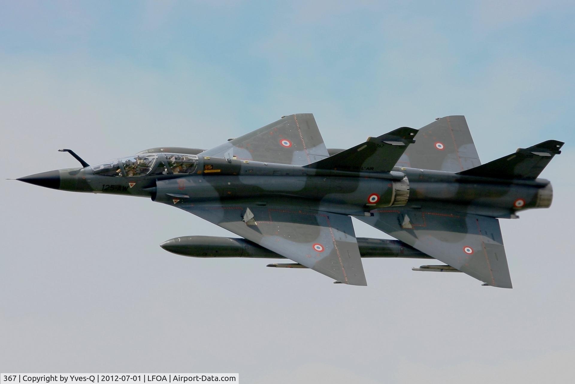 367, Dassault Mirage 2000N C/N 362, French Air Force Dassault Mirage 2000N (125-AW), Avord Air Base 702 (LFOA)