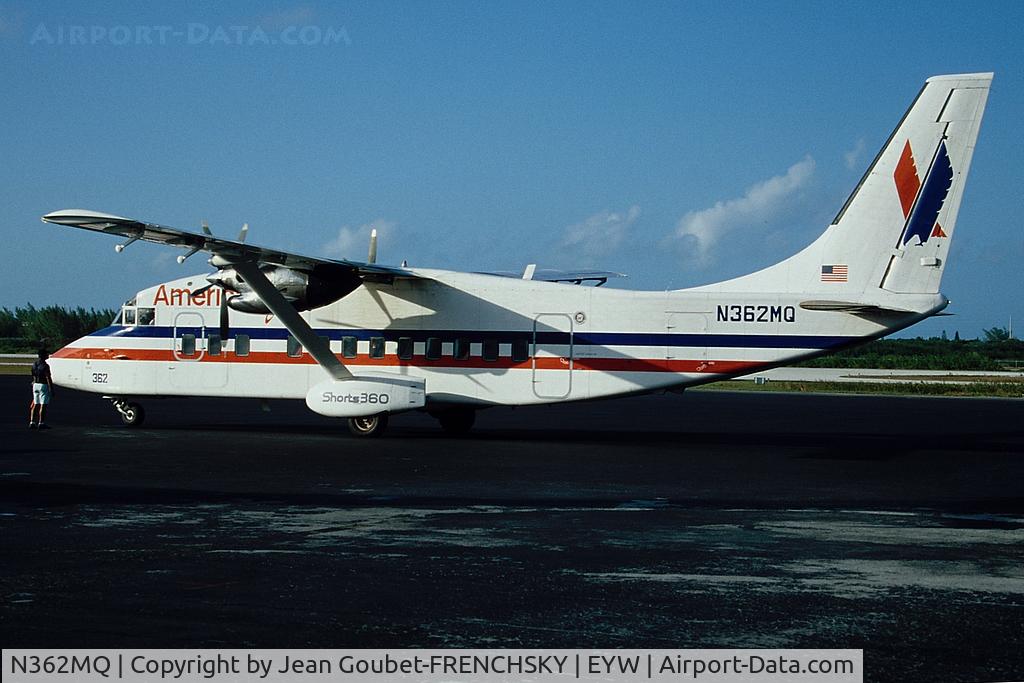 N362MQ, 1983 Short SD3-60-100 C/N SH3612, American Eagle Airlines to Tampa