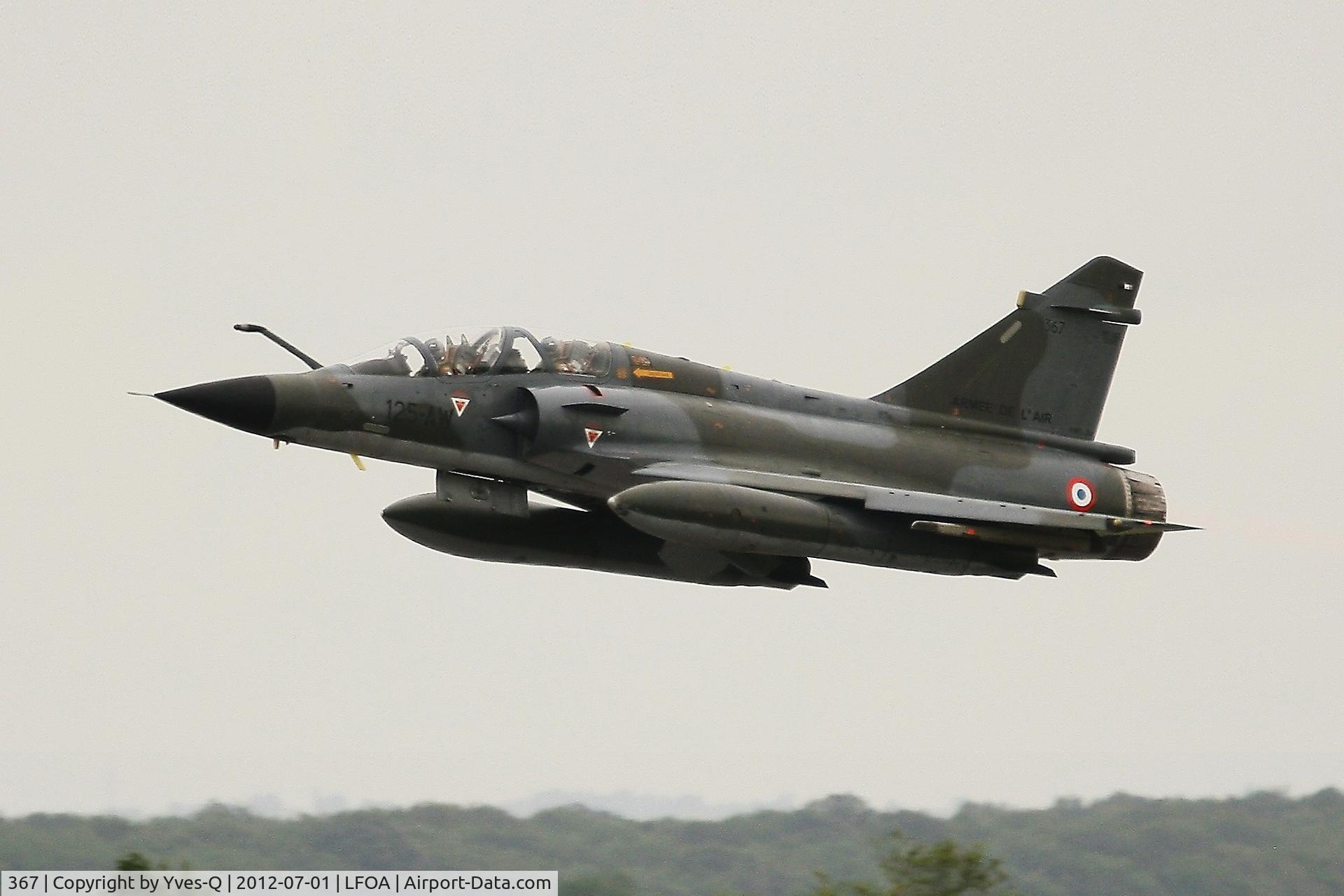367, Dassault Mirage 2000N C/N 362, French Air Force Dassault Mirage 2000N (125-AW), Avord Air Base 702 (LFOA)