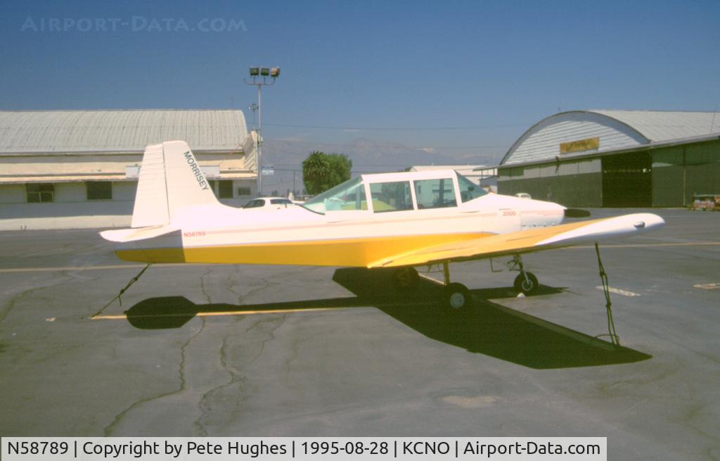 N58789, 1956 Morrisey 2000C C/N 1A, N58789 Morrisey 2000 from which the Varga Kachina design emerged