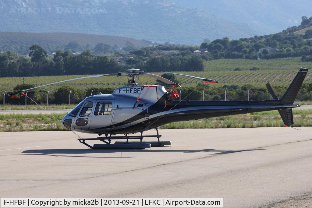 F-HFBF, Aerospatiale AS-350B-2 Ecureuil C/N 7687, Parked
