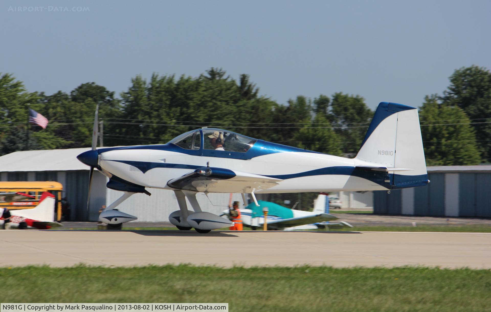 N981G, Vans RV-7A C/N 001 (N981G), Vans RV-7A