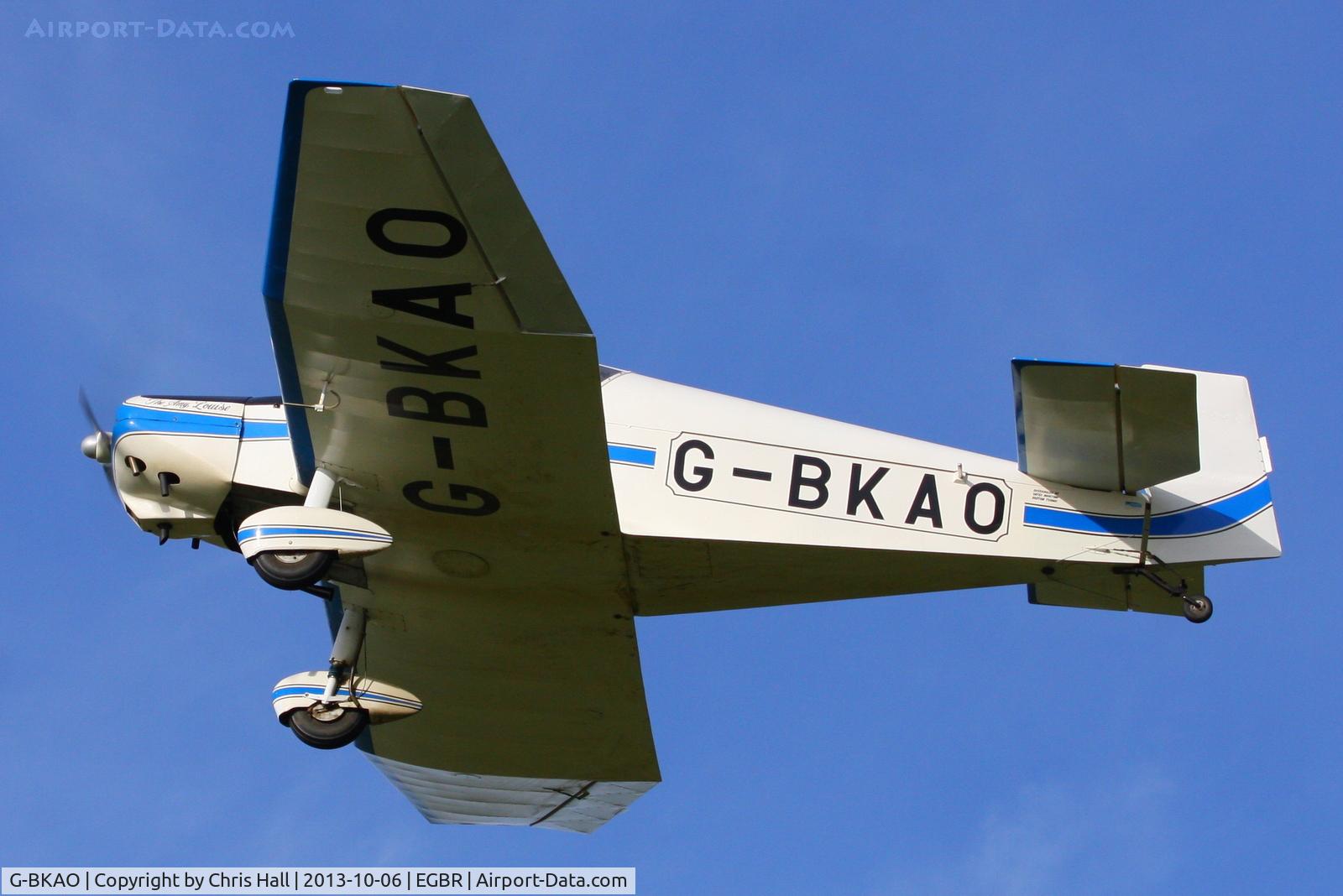 G-BKAO, 1955 Jodel D-112 Club C/N 249, at Breighton's Pre Hibernation Fly-in, 2013