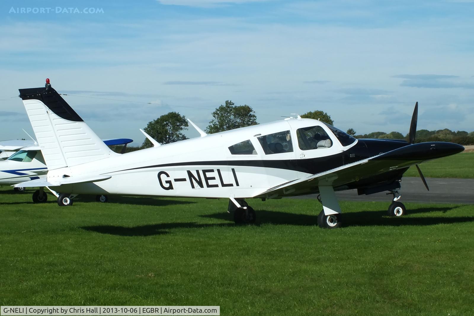G-NELI, 1968 Piper PA-28R-180 Cherokee Arrow C/N 28R-31011, at Breighton's Pre Hibernation Fly-in, 2013