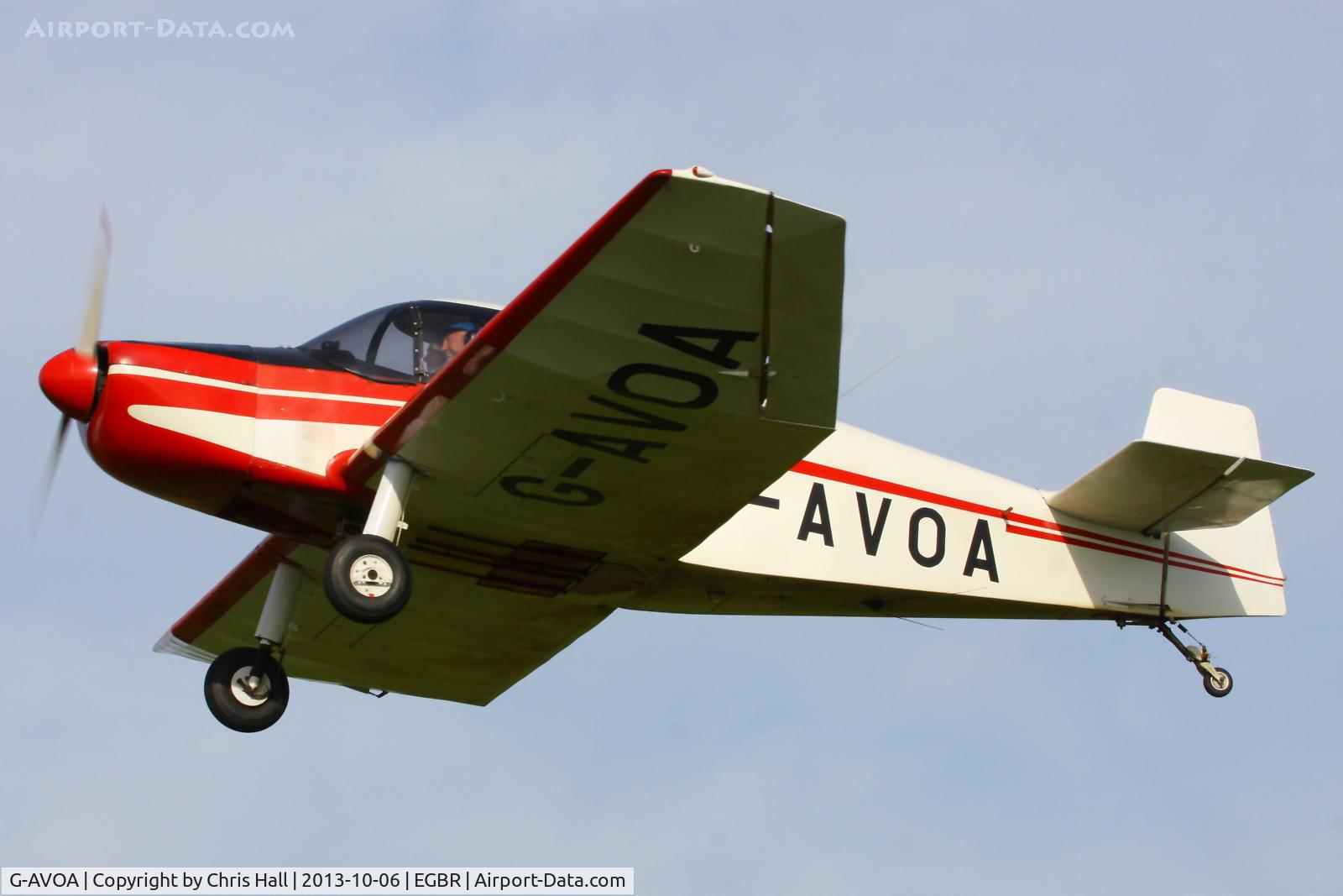 G-AVOA, 1961 SAN Jodel DR-1050 Ambassadeur C/N 195, at Breighton's Pre Hibernation Fly-in, 2013