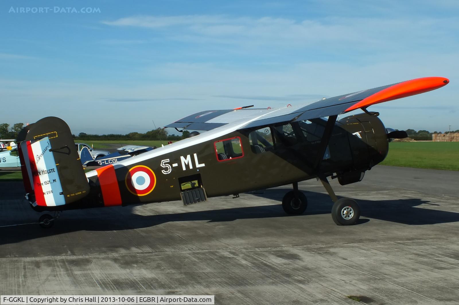 F-GGKL, 1960 Max Holste MH.1521M Broussard C/N 255, at Breighton's Pre Hibernation Fly-in, 2013