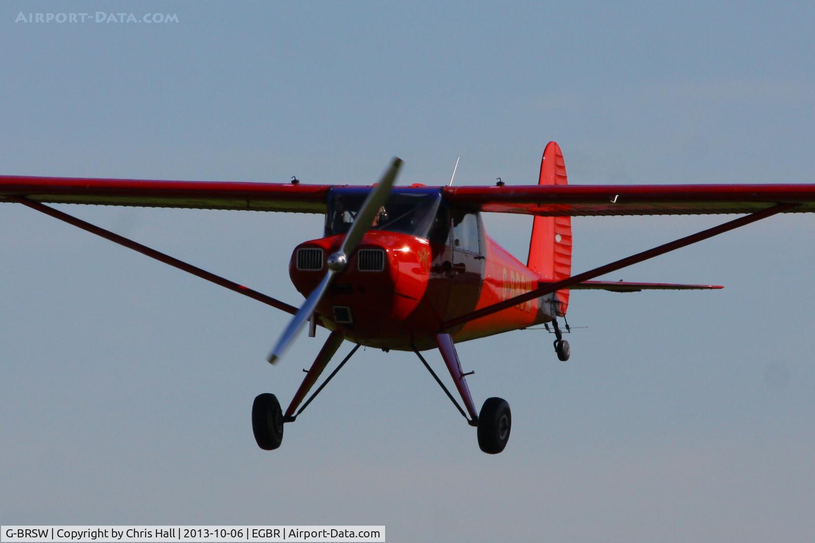 G-BRSW, 1946 Luscombe 8A C/N 3249, at Breighton's Pre Hibernation Fly-in, 2013