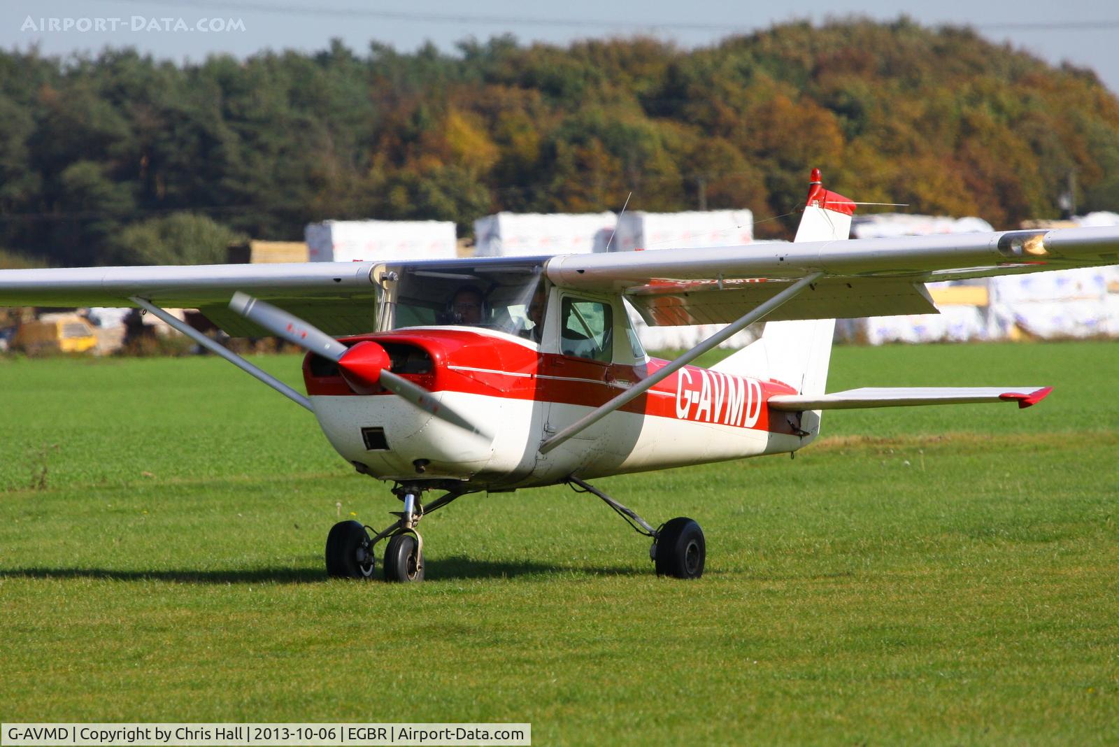 G-AVMD, 1966 Cessna 150G C/N 150-65504, at Breighton's Pre Hibernation Fly-in, 2013