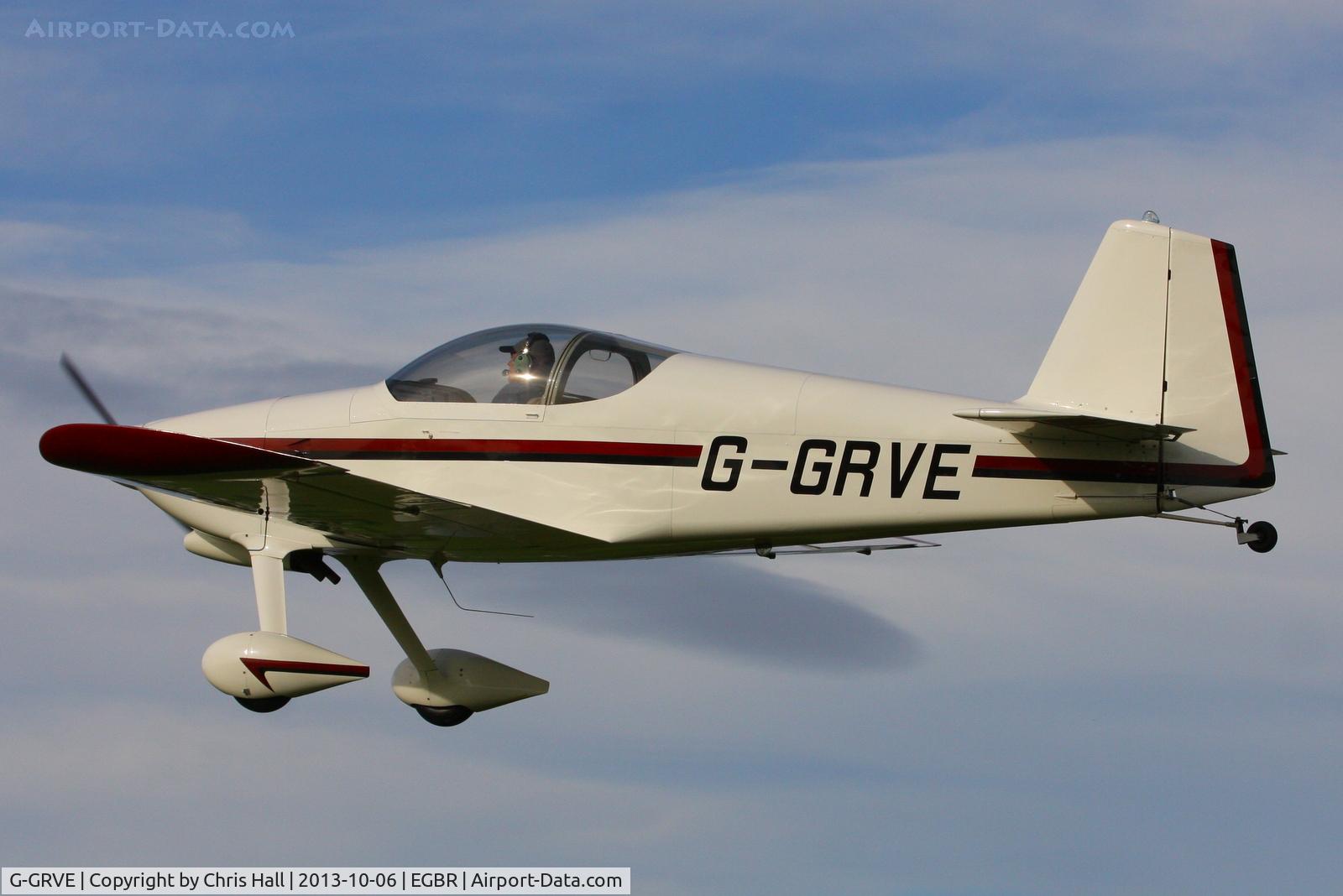 G-GRVE, 2007 Vans RV-6 C/N PFA 181-12566, at Breighton's Pre Hibernation Fly-in, 2013