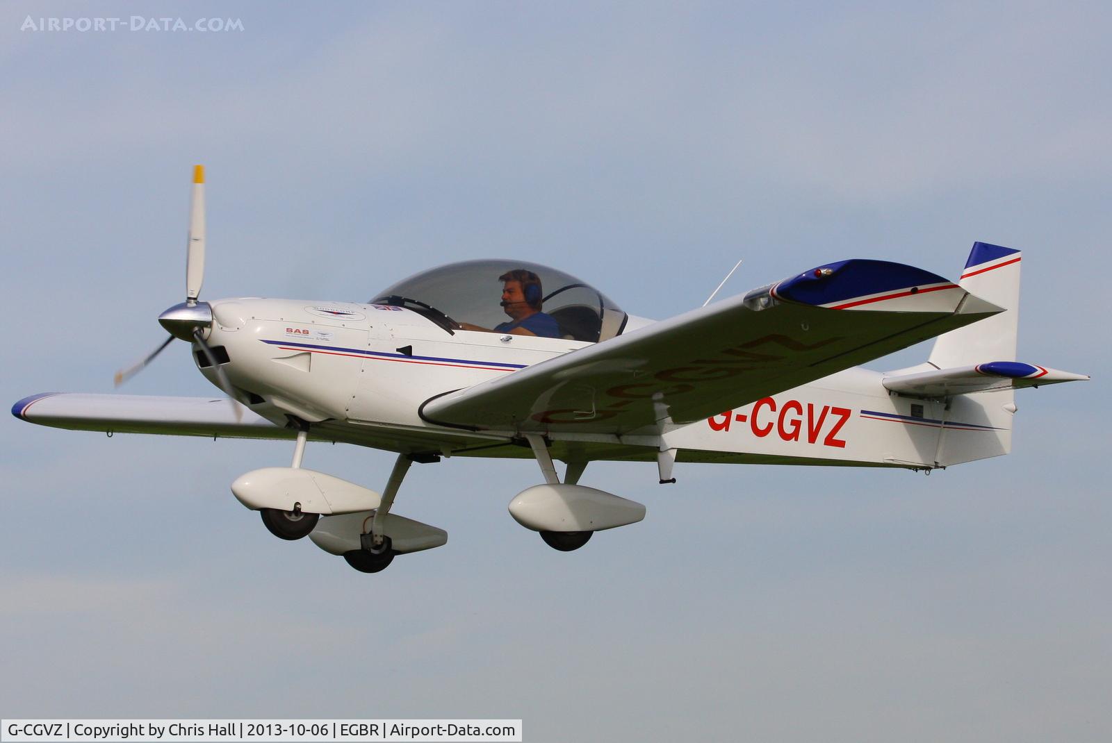G-CGVZ, 2011 Zenair CH-601 XL C/N LAA 162B-14990, at Breighton's Pre Hibernation Fly-in, 2013