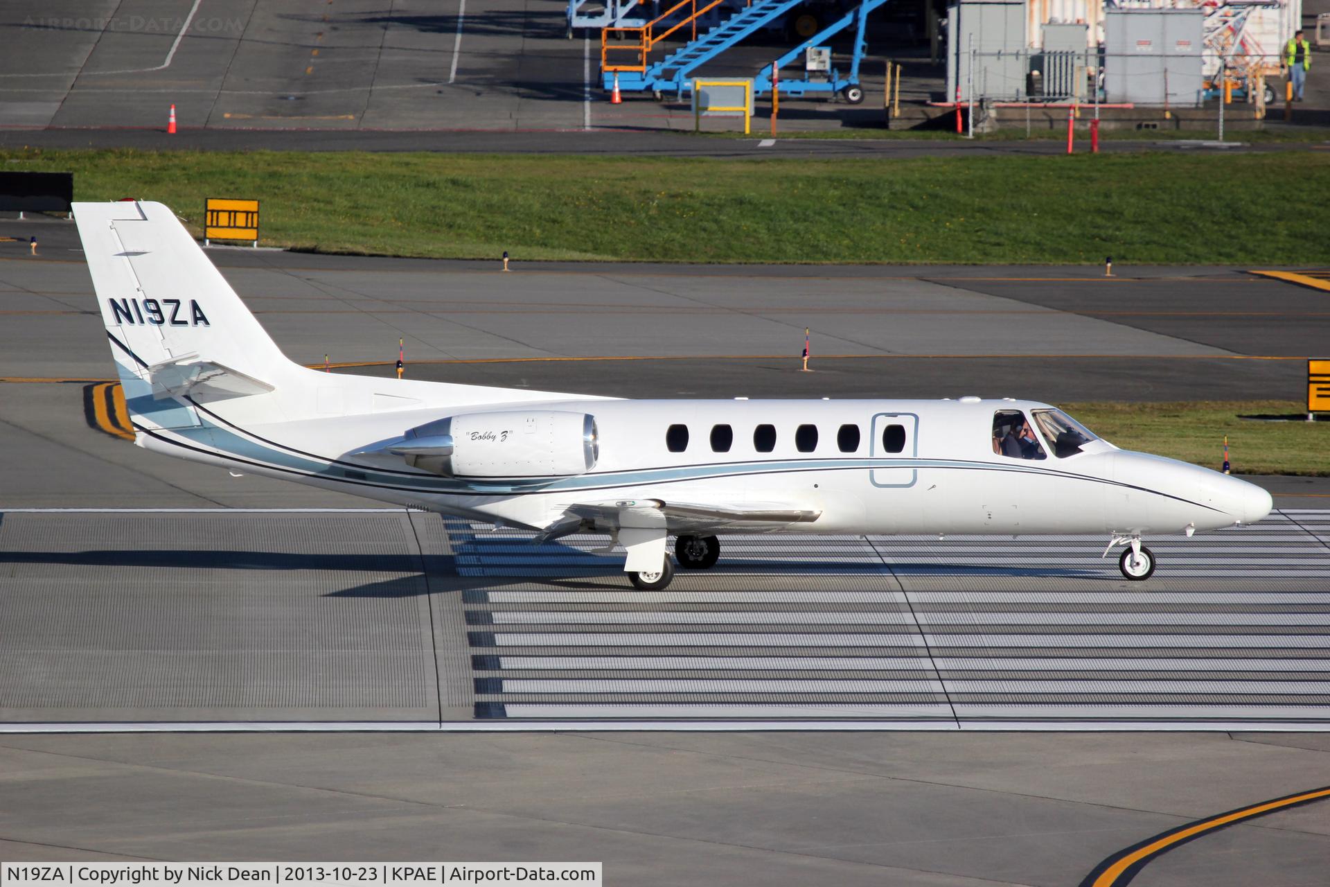 N19ZA, 1986 Cessna S550 Citation IIS C/N S550-0094, KPAE/PAE