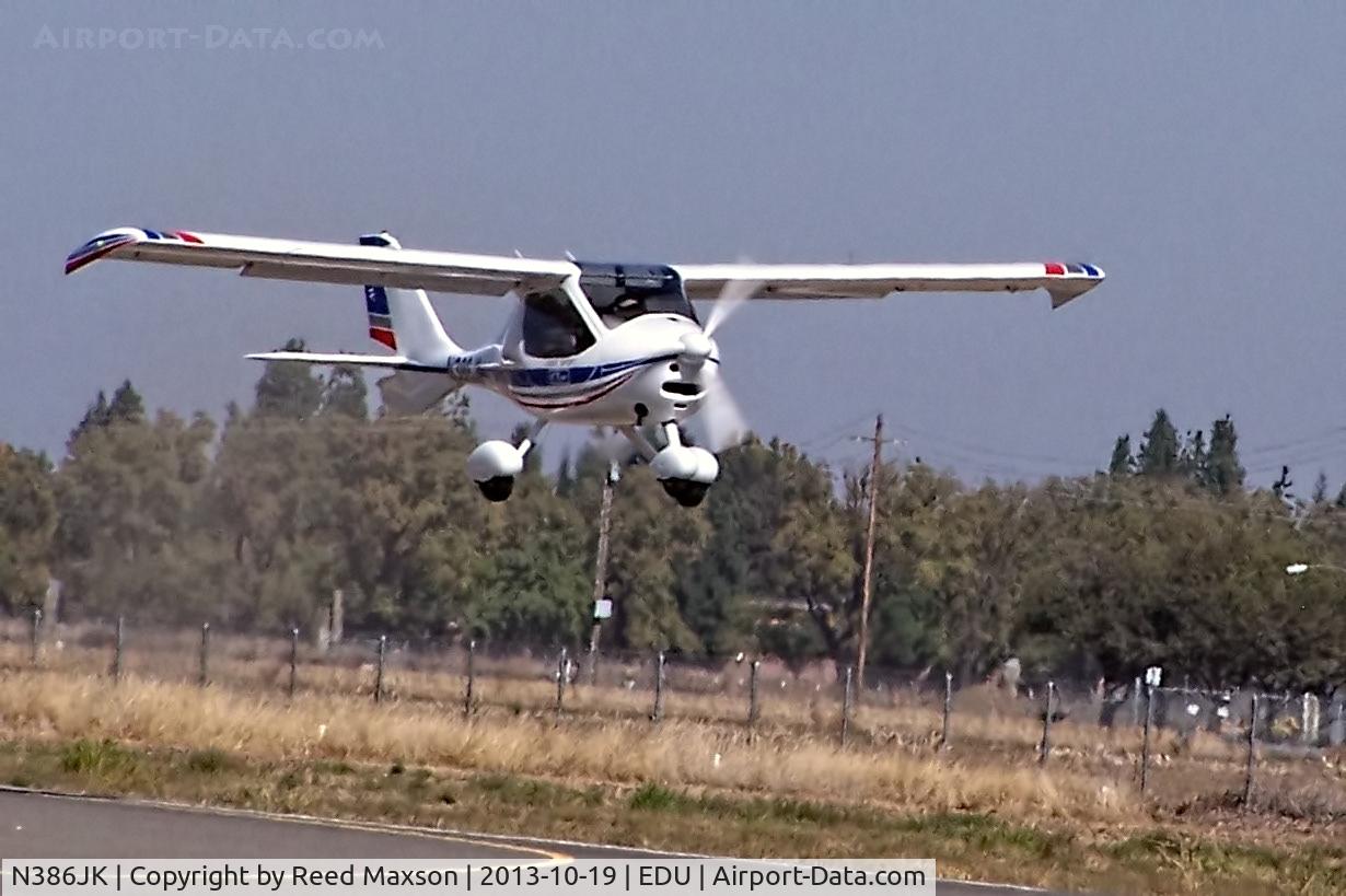 N386JK, 2006 Flight Design CTSW C/N 06-12-23, Departing University Airport