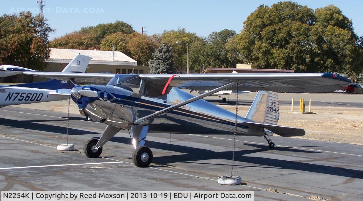 N2254K, 1947 Luscombe 8C Silvaire C/N 4981, On tarmac at University Airport
