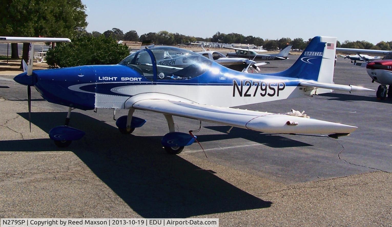 N279SP, Breezer Light Sport Aircraft C/N 001LSA, Static display at University open house