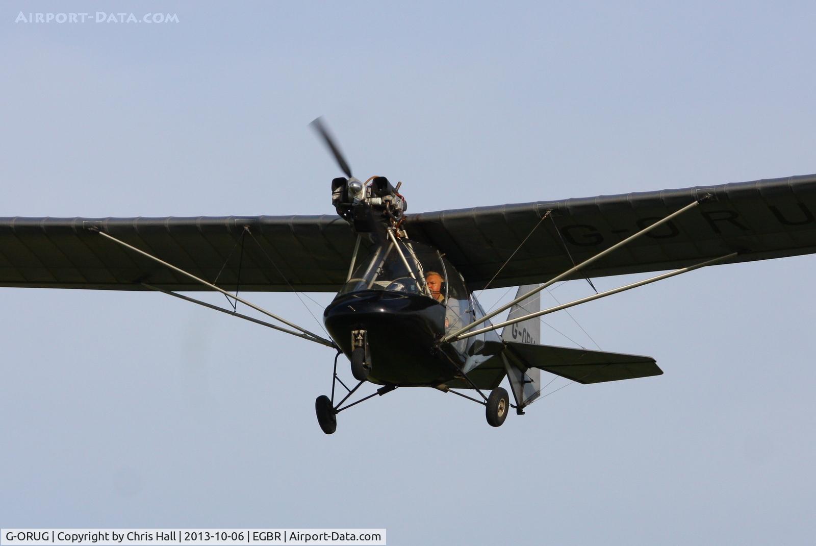 G-ORUG, 2003 Thruster T600N 450 C/N 0033-T600N-080, at Breighton's Pre Hibernation Fly-in, 2013