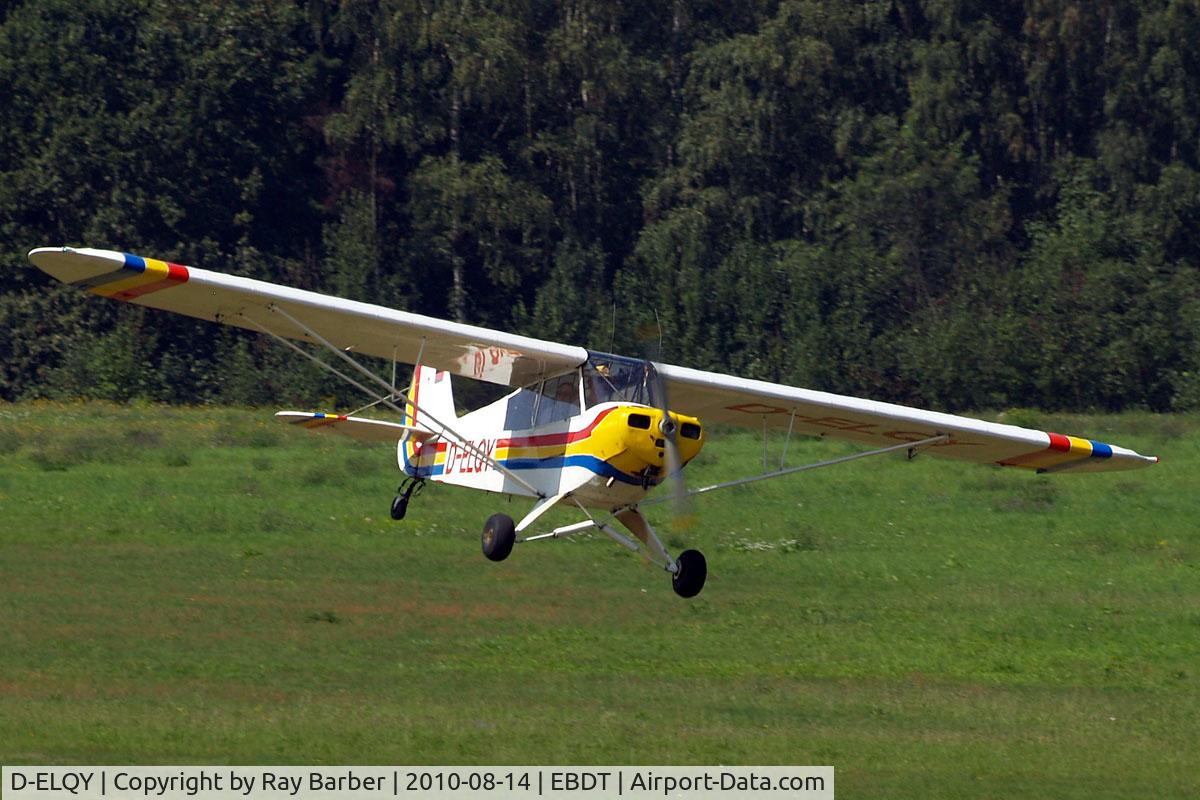 D-ELQY, Piper PA-19 Super Cub C/N 18-3083, Piper L-18C-95 Super Cub [18-3083] Schaffen-Diest~OO 14/08/2010