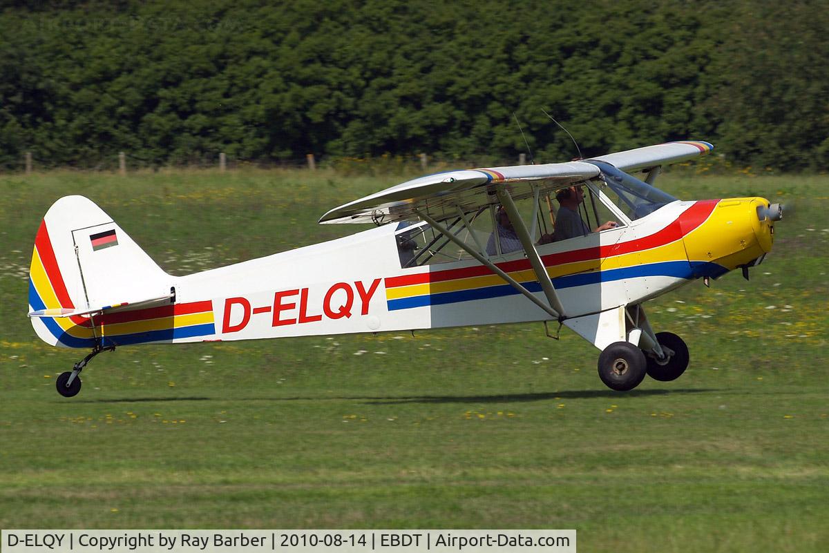 D-ELQY, Piper PA-19 Super Cub C/N 18-3083, Piper L-18C-95 Super Cub [18-3083] Schaffen-Diest~OO 14/08/2010