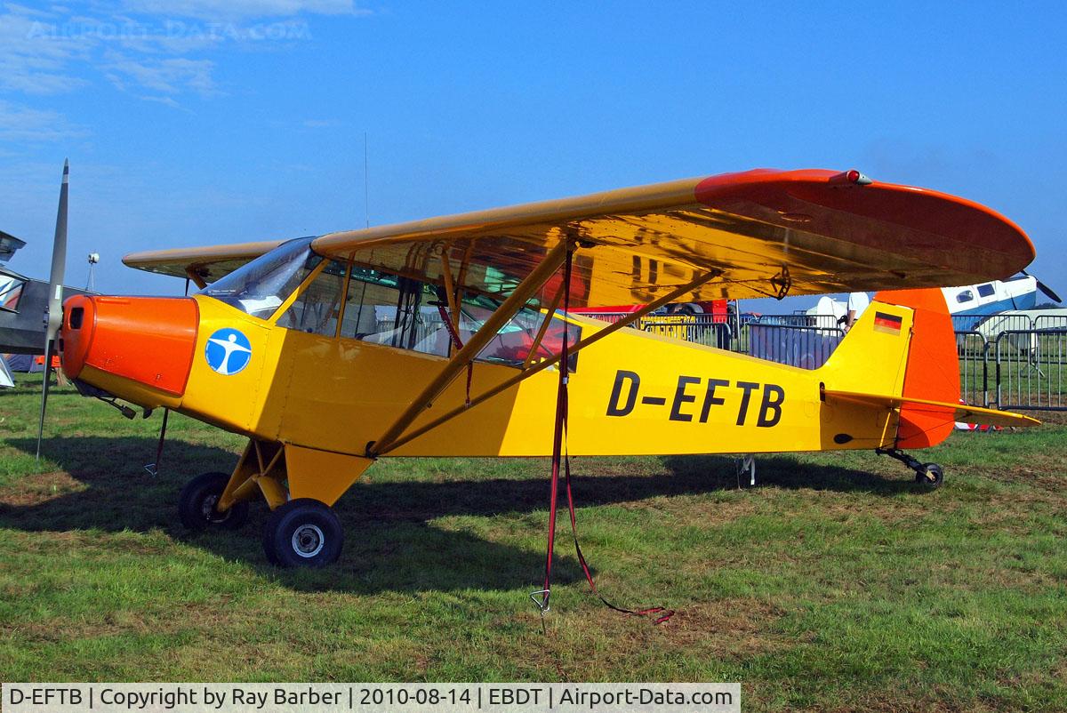 D-EFTB, 1954 Piper L-18C Super Cub (PA-18-95) C/N 18-3455, Piper L-18C-95 Super Cub [18-3455] Schaffen-Diest~OO 14/08/2010