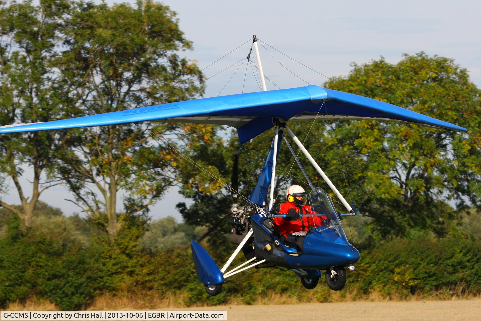 G-CCMS, 2003 Mainair Pegasus Quik C/N 7997, at Breighton's Pre Hibernation Fly-in, 2013