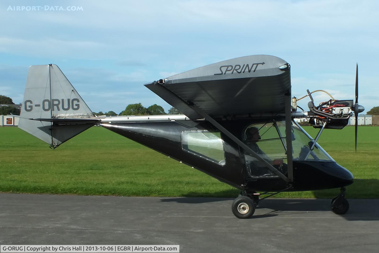 G-ORUG, 2003 Thruster T600N 450 C/N 0033-T600N-080, at Breighton's Pre Hibernation Fly-in, 2013