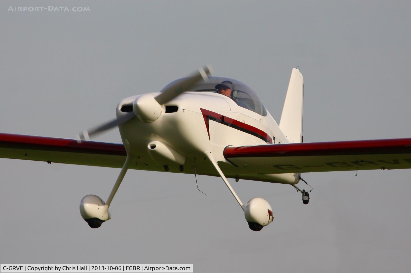G-GRVE, 2007 Vans RV-6 C/N PFA 181-12566, at Breighton's Pre Hibernation Fly-in, 2013