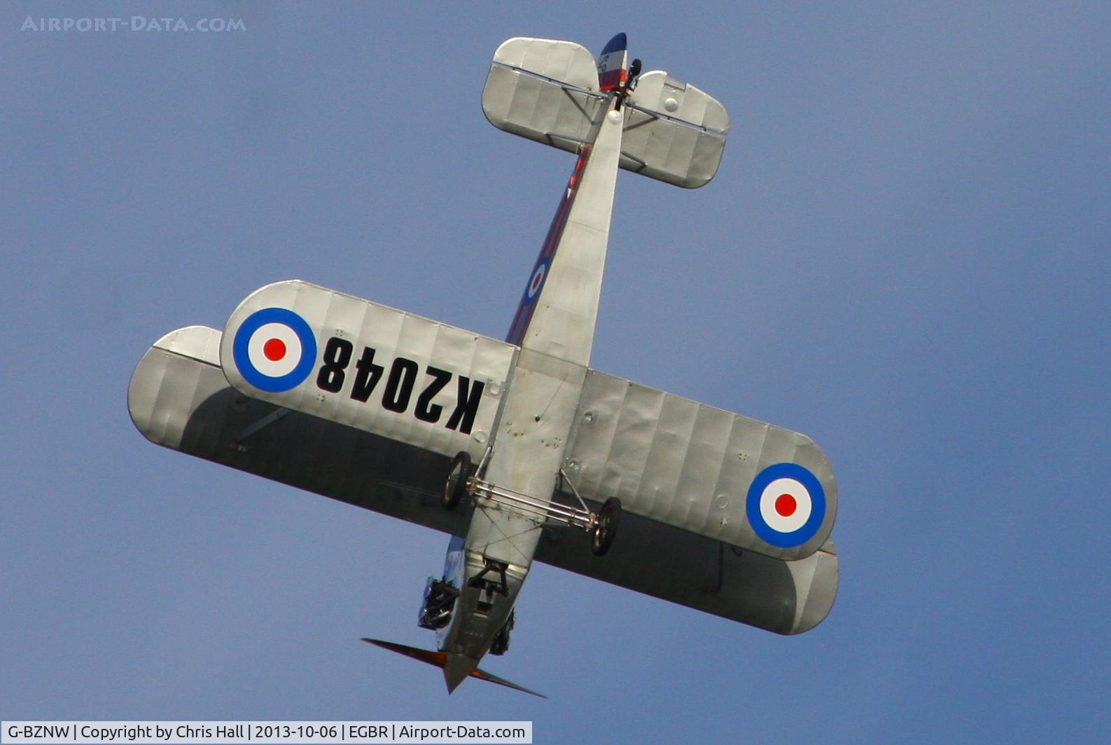 G-BZNW, 2003 Isaacs Fury II C/N PFA 011-13402, at Breighton's Pre Hibernation Fly-in, 2013