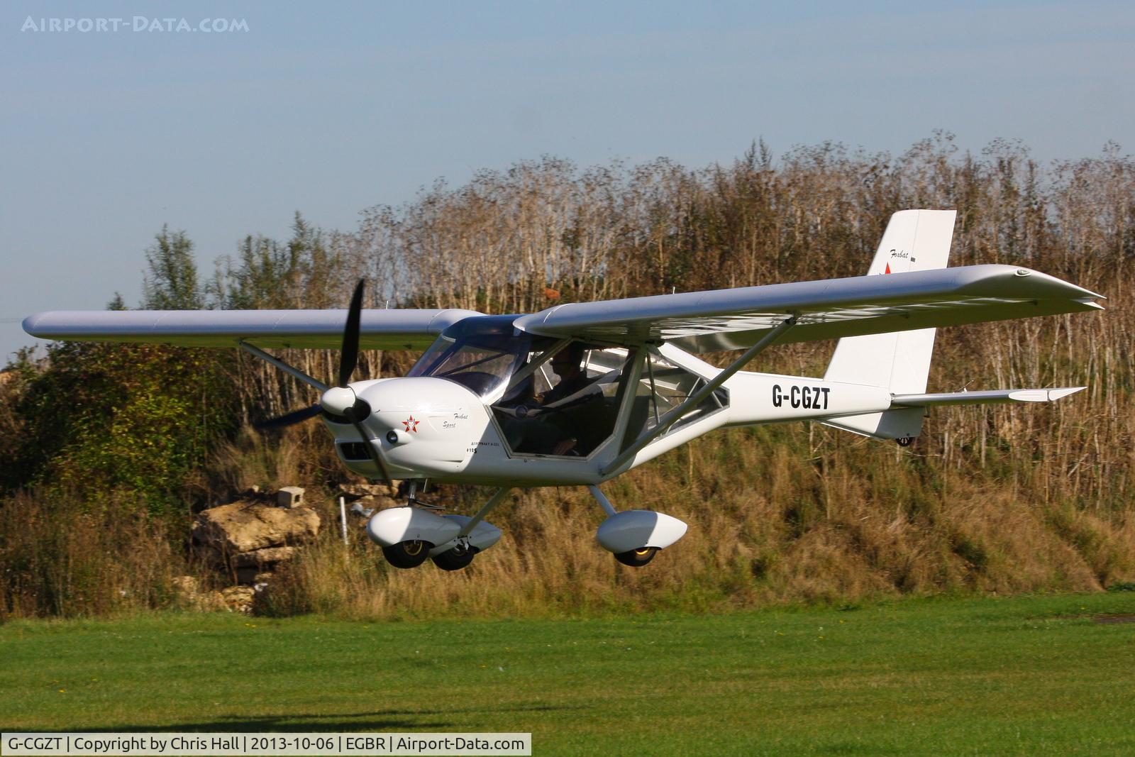 G-CGZT, 2012 Aeroprakt A-22L Foxbat C/N LAA 317A-15084, at Breighton's Pre Hibernation Fly-in, 2013