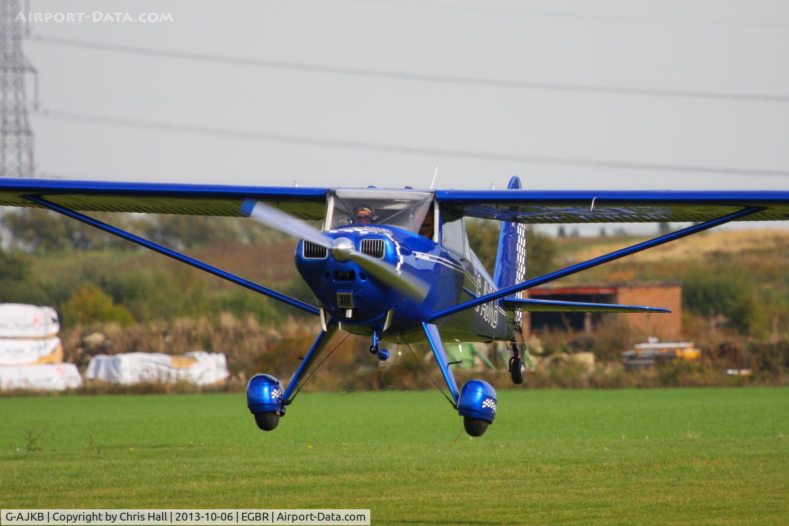 G-AJKB, 1946 Luscombe 8E Silvaire C/N 3058, at Breighton's Pre Hibernation Fly-in, 2013