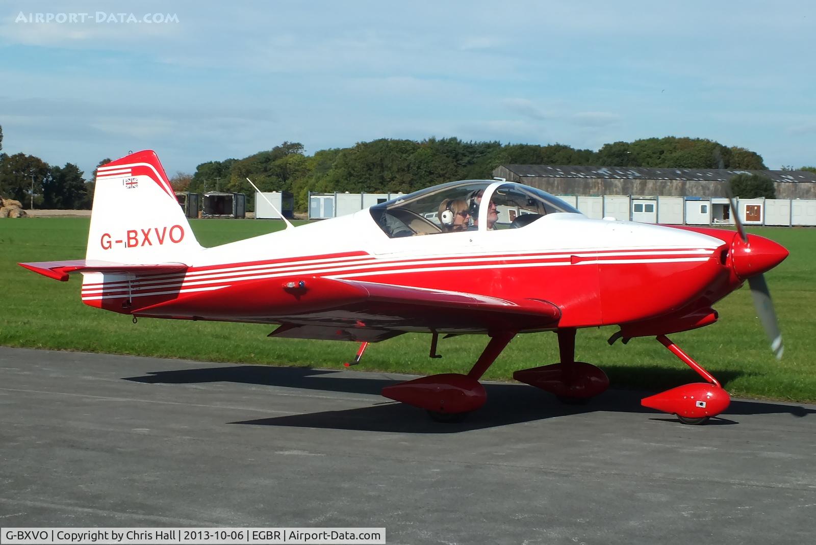 G-BXVO, 1999 Vans RV-6A C/N PFA 181-12575, at Breighton's Pre Hibernation Fly-in, 2013