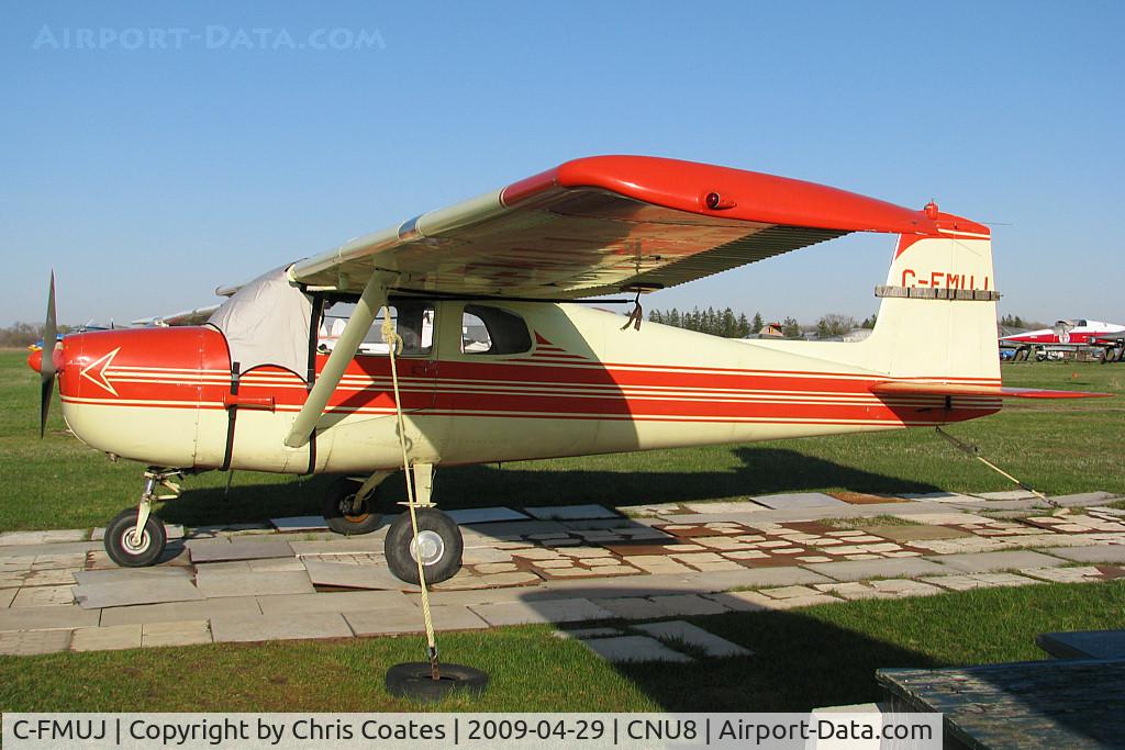 C-FMUJ, 1960 Cessna 150A C/N 15059057, I always love to see older planes like this Cessna still flying. This one lives here at Markham Airport & it looked good in its original paint scheme.