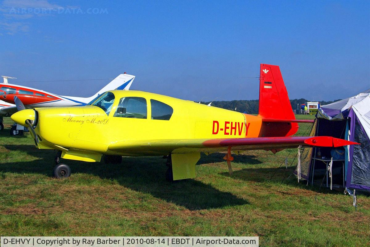 D-EHVY, 1963 Mooney M20D Master C/N 165, Mooney M.20D Master [165] Schaffen-Diest~OO 14/08/2010