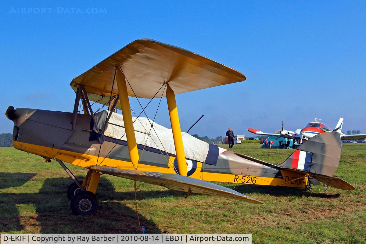 D-EKIF, 1940 De Havilland DH-82A Tiger Moth II C/N 83091, De Havilland DH.82A Tiger Moth [83091] Schaffen-Diest~OO 14/08/2010