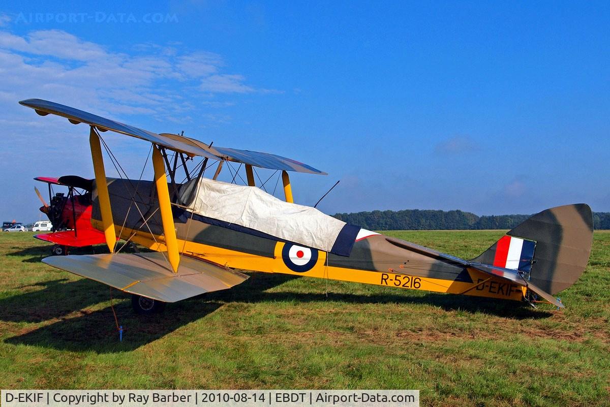 D-EKIF, 1940 De Havilland DH-82A Tiger Moth II C/N 83091, De Havilland DH.82A Tiger Moth [83091] Schaffen-Diest~OO 14/08/2010