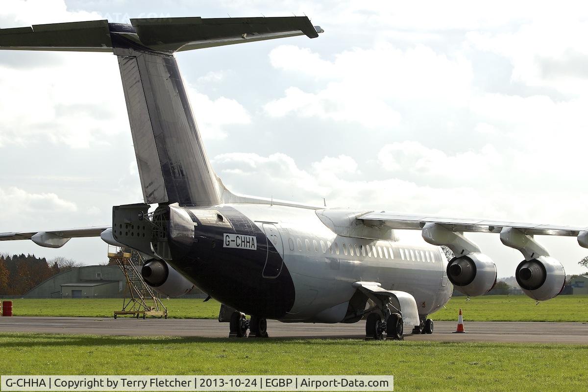G-CHHA, 1996 British Aerospace Avro 146-RJ85 C/N E.2295, 1996 British Aerospace Avro RJ85, c/n: E.2295 at Kemble