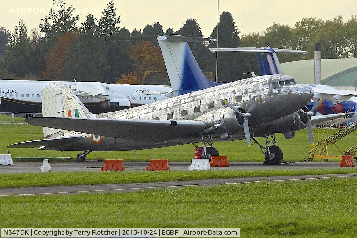 N347DK, 1944 Douglas DC-3A-467 (C-47B) C/N 16072/32820, Douglas DC3C-R-1830-90C, c/n: 32820 at Kemble